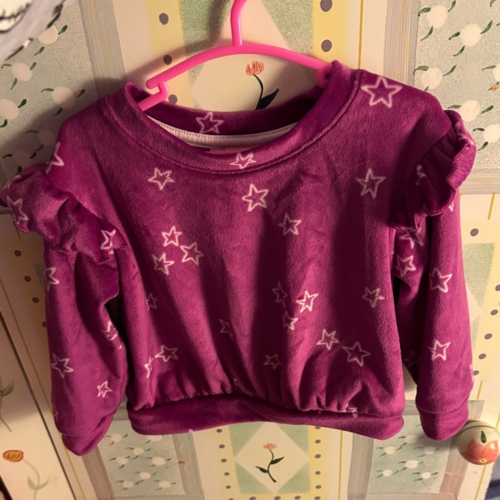 Purple Star Toddler Sweatshirt